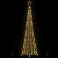 vidaXL LED vianočný stromček s hrotmi 1534 LED teplá biela 500 cm