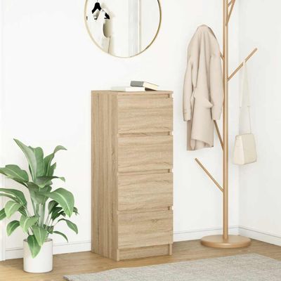 vidaXL Komoda dub sonoma 37,5x35x99 cm spracované drevo
