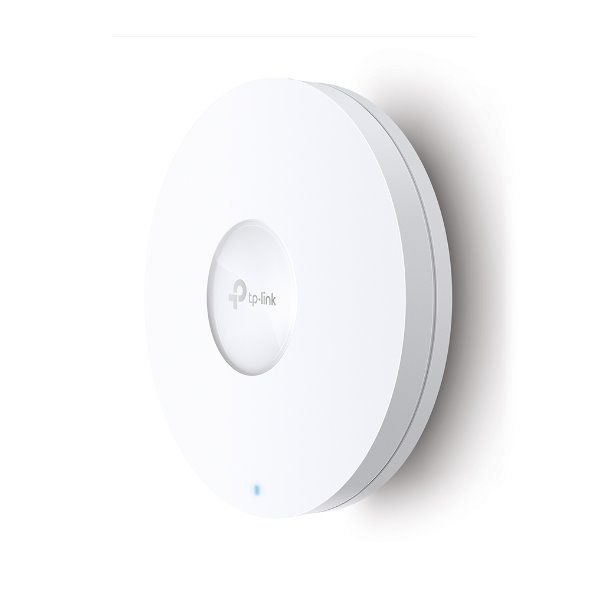 WiFi router TP-Link EAP673 stropný AP WiFi 6, 1x 2.5GLan, 2,4 a 5 GHz, AX5400, bez PoE adaptéra, Omáda SDN