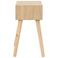 vidaXL Nočný stolík so zásuvkou 44x30x58,5 cm masívne borovicové drevo