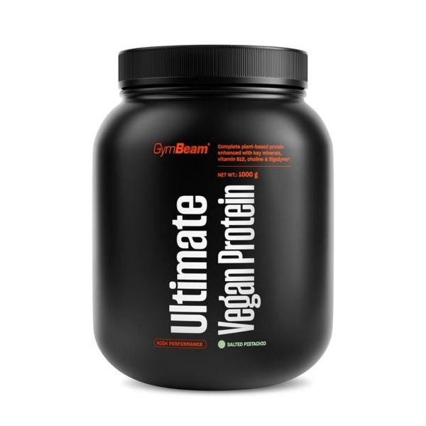 Ultimate Vegan Protein - GymBeam, slaná pistácia