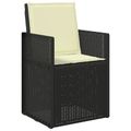 vidaXL Sedadlové a zadné vankúše Polyester Krémová 47 x 45 x 2 cm