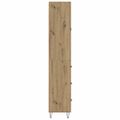 vidaXL Highboard Remeselný dub 69,5 x 34 x 180 cm Kompozitné drevo