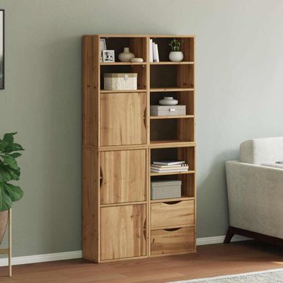 VidaXL Bočná skrinka 4 ks "ODDA" 40x24x79 cm borovicový masív