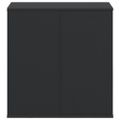 vidaXL Záhradný úložný box z polyratanu 100x49x103,5 cm čierny