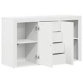 vidaXL Servírovacia skriňa Biela 120 x 36 x 69 cm Kompozitné drevo