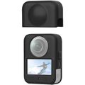 PULUZ silikónový kryt objektívu DJI Osmo 360 (čierny)