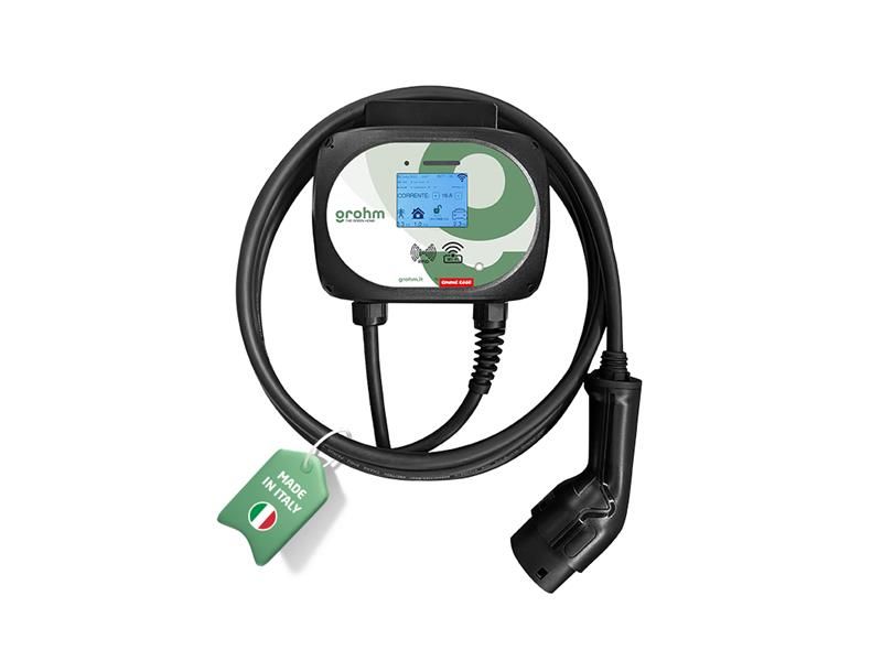 Wallbox Grohm GW22CSL 22kW 3f Type 2 Smart kab. 5m
