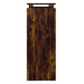 vidaXL Konzolový stolík dymový dub 102x30x80 cm spracované drevo