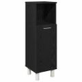 vidaXL Kúpeľňová skriňa Čierny dub 30 x 30 x 95 cm Kompozitné drevo