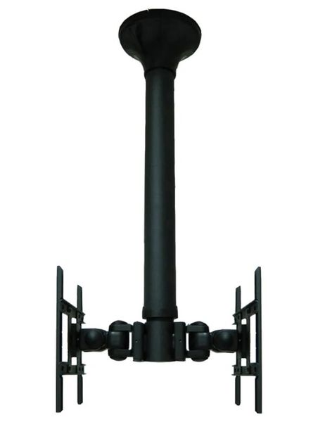 Neomounts  FPMA-C200D / Flat Screen Ceiling Mount (Height: 64-104 cm) / Black Držák, VESA, stropní, pro 2 monitory, úhloprícka 10"-40", náklon 180°, otácení 180°, rotace 360°, nosnost 2× 10kg, cerný