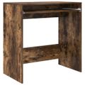 vidaXL Stôl Dymová dub Kompozitné drevo 77,5 x 43 x 79 cm