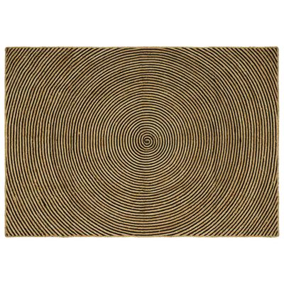 vidaXL Kusové koberce Čierna 240 x 340 cm Juta