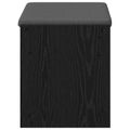 vidaXL Predsieňová lavica Čierny Dub 63 x 38 x 45 cm