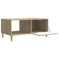 vidaXL Konferenčný stolík Dub sonoma 90 x 50 x 40 cm Kompozitné drevo