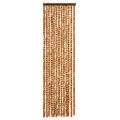 vidaXL Záves proti hmyzu okrový a biely 56x200 cm ženilka