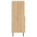 vidaXL Komoda dub sonoma 34,5x34x90 cm spracované drevo