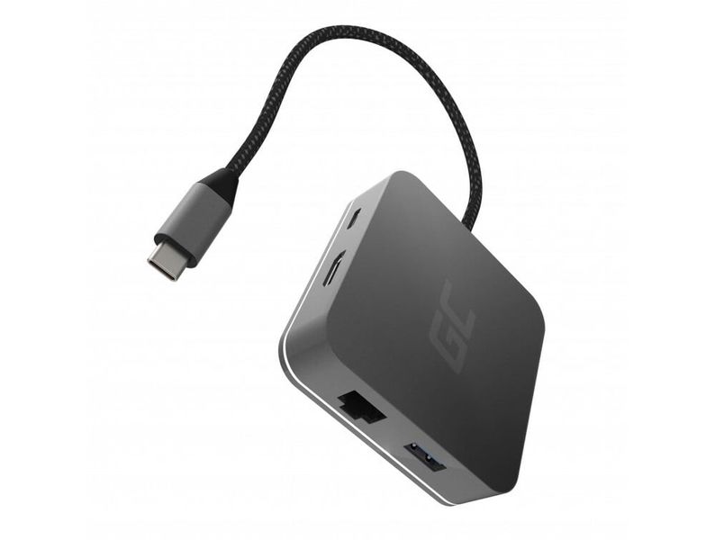 Green Cell AK61 dokovacia stanica HUB USB-C 6in1