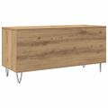 vidaXL Skrinka na gramofónové platne dub artisan 100 x 38 x 48 cm