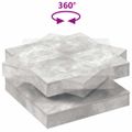 VidaXL Konferenčný stolík otočný 360 stupňov betónovosivý 70x70x34,5cm