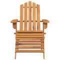 vidaXL Záhradná stolička Adirondack s podnožkou akáciové drevo