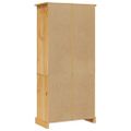 vidaXL Skrinka z borovice, mexické prevedenie Corona, 80x40x170 cm