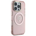 Guess Hardcase MagSafe IML Metal Mountain Logo Case for iPhone 16 Pro Max 6,9" Pink