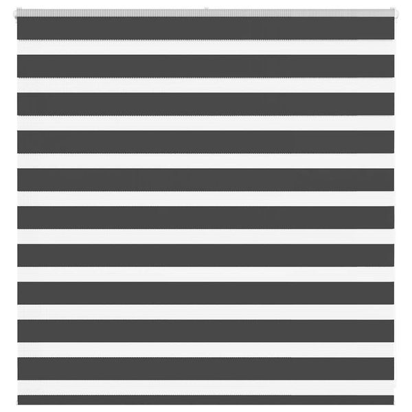 vidaXL Zebra roleta čierna 150x100 cm šírka látky 145,9cm polyester