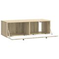 vidaXL Nástenná TV skrinka 98 x 41 x 30 cm Dub sonoma Kompozitné drevo