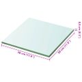 vidaXL Poličky 2 ks panel z priehľadného skla 30x30 cm