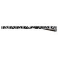 vidaXL Parapetné dosky Hnedé drevo 140 x 45 x 4,5 cm PVC