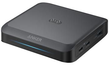 Anker Prime nabíjecí základna/ 150W/ 2x USB-C/ USB/ Pogo Pin/ černá nabíjecí základna, 150W, 2× USB-C, 1× USB-A, Pogo Pin, PowerIQ 4.0, Bluetooth, Wi-Fi, cerná