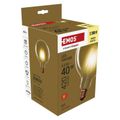 LED žiarovka Vintage G125 / E27 / 4,5 W (40 W) / 420 lm / Teplá biela