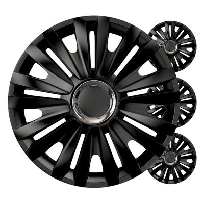 Poklice Royal 15” čierna sada 4ks COLOR BOX
