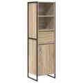 vidaXL Knižnica Sonoma 43 x 36 x 150.5 cm Kompozitné drevo