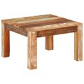 vidaXL Konferenčný stolík 55x55x35 cm masívne recyklované drevo