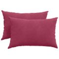 vidaXL Vankúše na pohovku 2 pcs Víno červené 60 x 40 cm