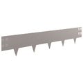 vidaXL Obrubník trávnika 10 ks 100 x 20 cm Oceľ Hrdzavý