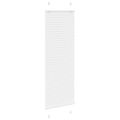 vidaXL plisovaná roleta biela 50x100 cm šírka látky 49,4 cm