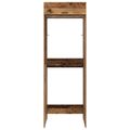 vidaXL Kabinet na práčku s úložiskom Staré drevo 67,5 x 68 x 200 cm