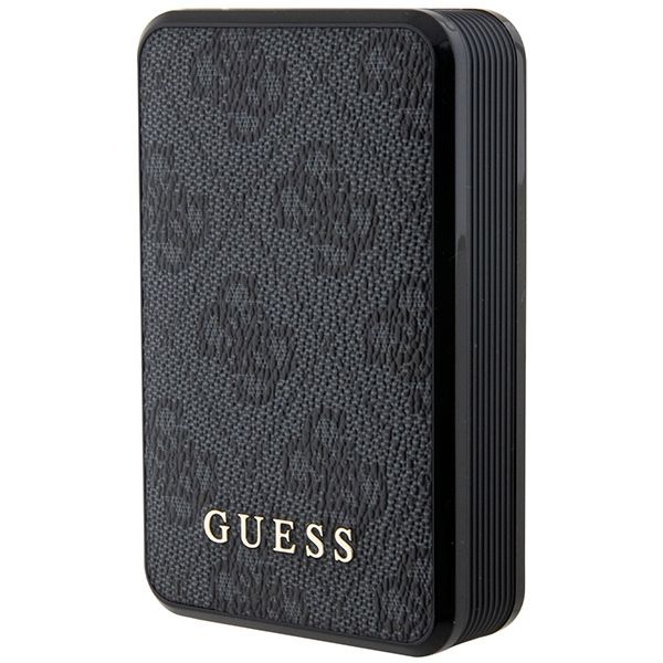 Power banka Guess 10000mAh 18W GUPB10DP4GEGK čierna PU Koža