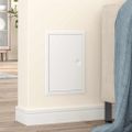 vidaXL Access Panel Biela 33,5 x 23 x 3 cm Oceľ