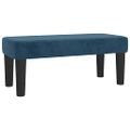vidaXL Lavička tmavosivá 70x30x30 cm zamat