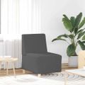 vidaXL Bezrúčková modulárna sofa jednotka 3 ks Tmavo šedá