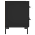 vidaXL Nočné stolíky 2 ks čierne 40x35x47,5 cm kompozitné drevo