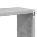 vidaXL Nástenné police 2ks betónovo sivé 80x15x26,5cm kompozitné drevo