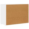 vidaXL Servírovacia skriňa ELST Biela 80,5 x 35 x 59 cm