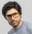 GUNNAR kancelářske/herní brýle INTERCEPT CRYSTAL COBALT * jantárová skla * BLF 65 * GUNNAR focus