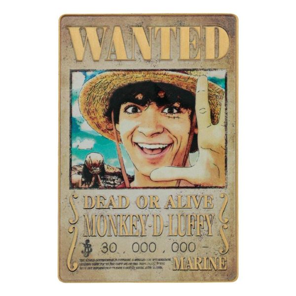 Zberateľský ingot One Piece - Wanted Poster