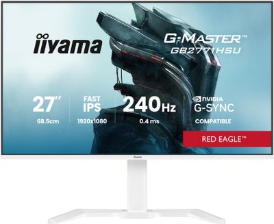 iiyama G-Master/GB2771HSU-W1/27''/IPS/FHD/240Hz/0,4ms/Biela/3R